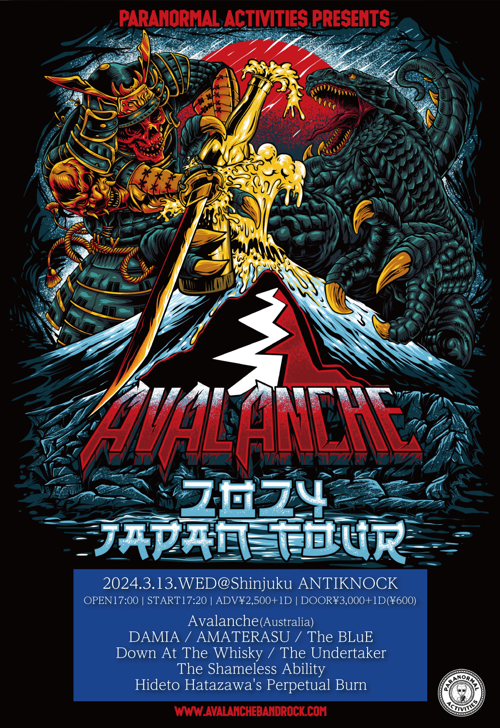 【Avalanche Japan Tour 2024】 SHINJUKU ANTIKNOCK